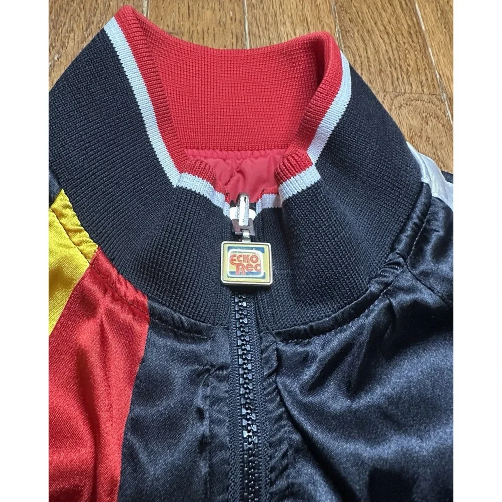 Ecko Red Ecko Unltd Jacket Reversible Youth Small Red Black Quilted‎ Full Zip